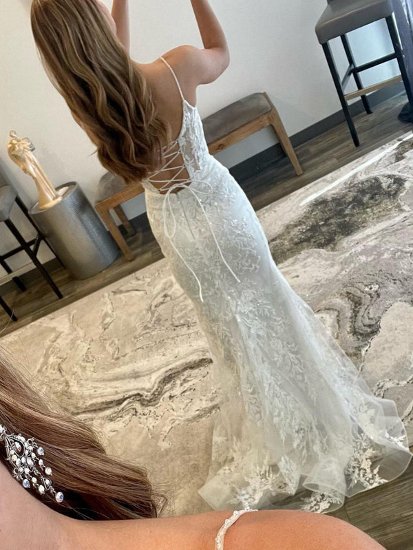 Luolandi Mermaid Prom Dress Long Evening Dress Floor Length Elegant