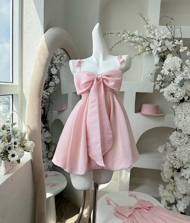 Luolandi Sweetheart A Line Short Prom Dress Charming Homecoming Dress Lovely Graduation Dress Cute Birthday Party Dress With Bow(s)