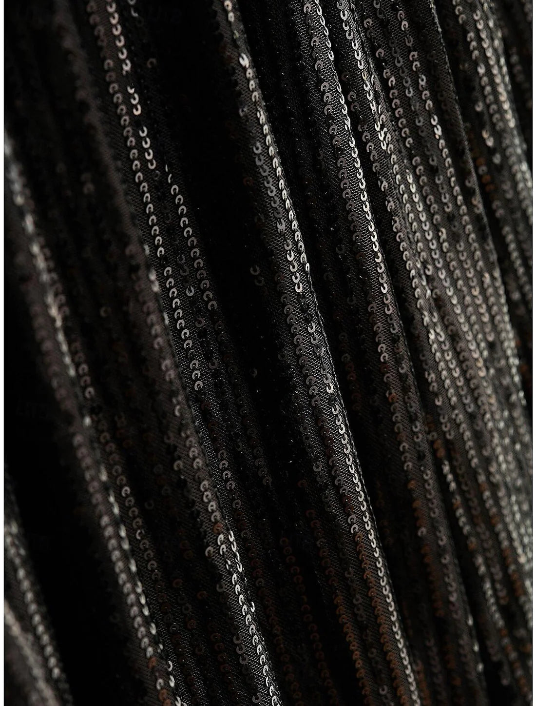 Luolandi Black Sequins Halter Neck Sleeveless Party Dress Long Dress Sparkly Evening Dress