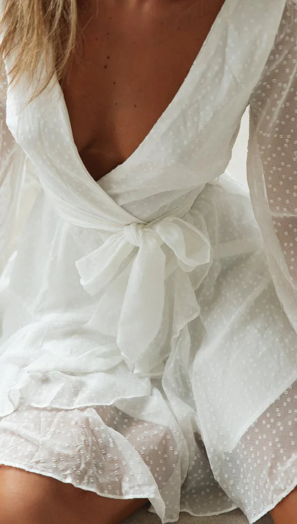 Luolandi Summer Dress Bohemian Mini Beach Dress homecoming dress V-neck Elegant Party Dress