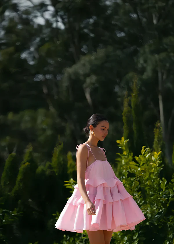 Luolandi Lovely A-Line Spaghetti Straps Homecoming Dress Short Graduation Dress Cute Birthday Party Dress Sweet Mini Dress