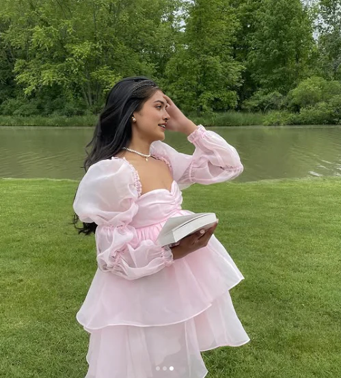 Luolandi Lovely A Line Long Sleeves Homecoming Dress Short Prom Dress Cute Birthday Party Dress