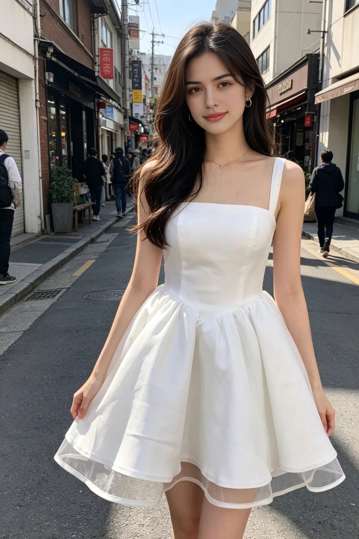 Luolandi Lovely A Line Square Neck Sleeveless Short Homecoming Dresses Simple Graduation Party Dress