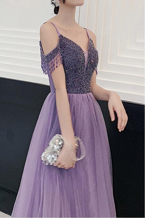 Luolandi New Arrival Real Made Charming Beading Long Prom Dresses Evening dresses Beautiful