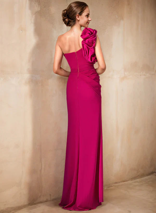 Luolandi Slim fit/column shoulder split mother of the bride dress Beautiful Sexy Evening Dress