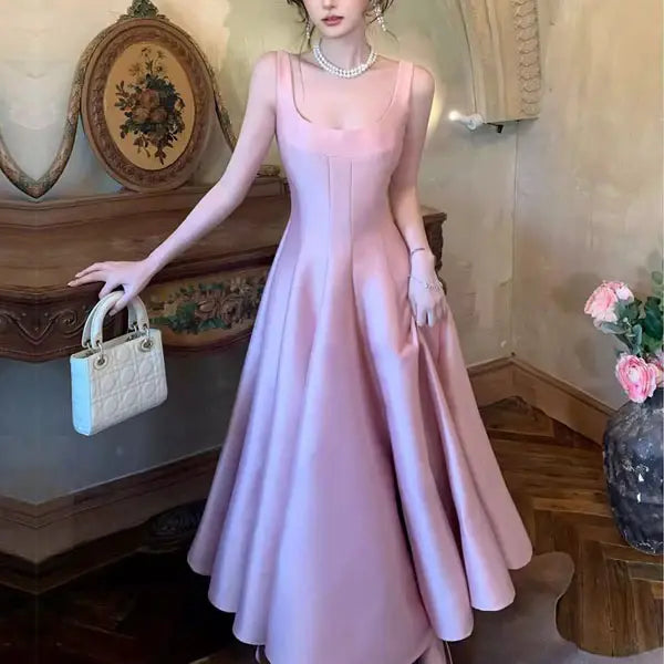 Luolandi Lovely Princess A-Line Sleeveless Birthday Party Dress Cute Formal Prom Dress
