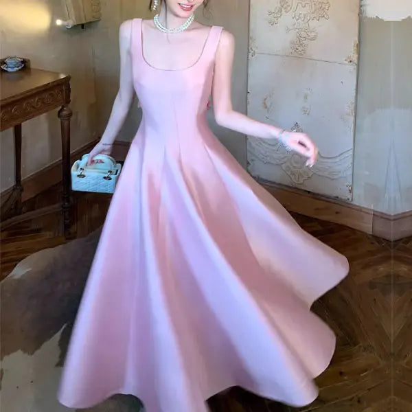 Luolandi Lovely Princess A-Line Sleeveless Birthday Party Dress Cute Formal Prom Dress