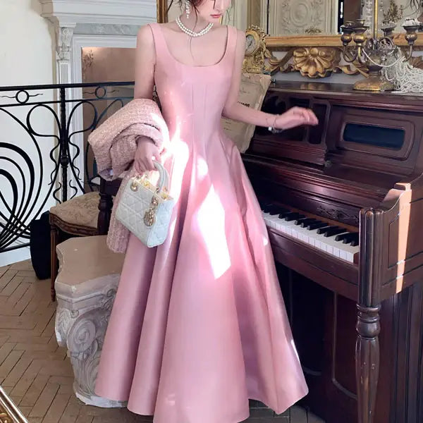 Luolandi Lovely Princess A-Line Sleeveless Birthday Party Dress Cute Formal Prom Dress