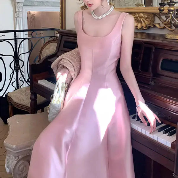 Luolandi Lovely Princess A-Line Sleeveless Birthday Party Dress Cute Formal Prom Dress