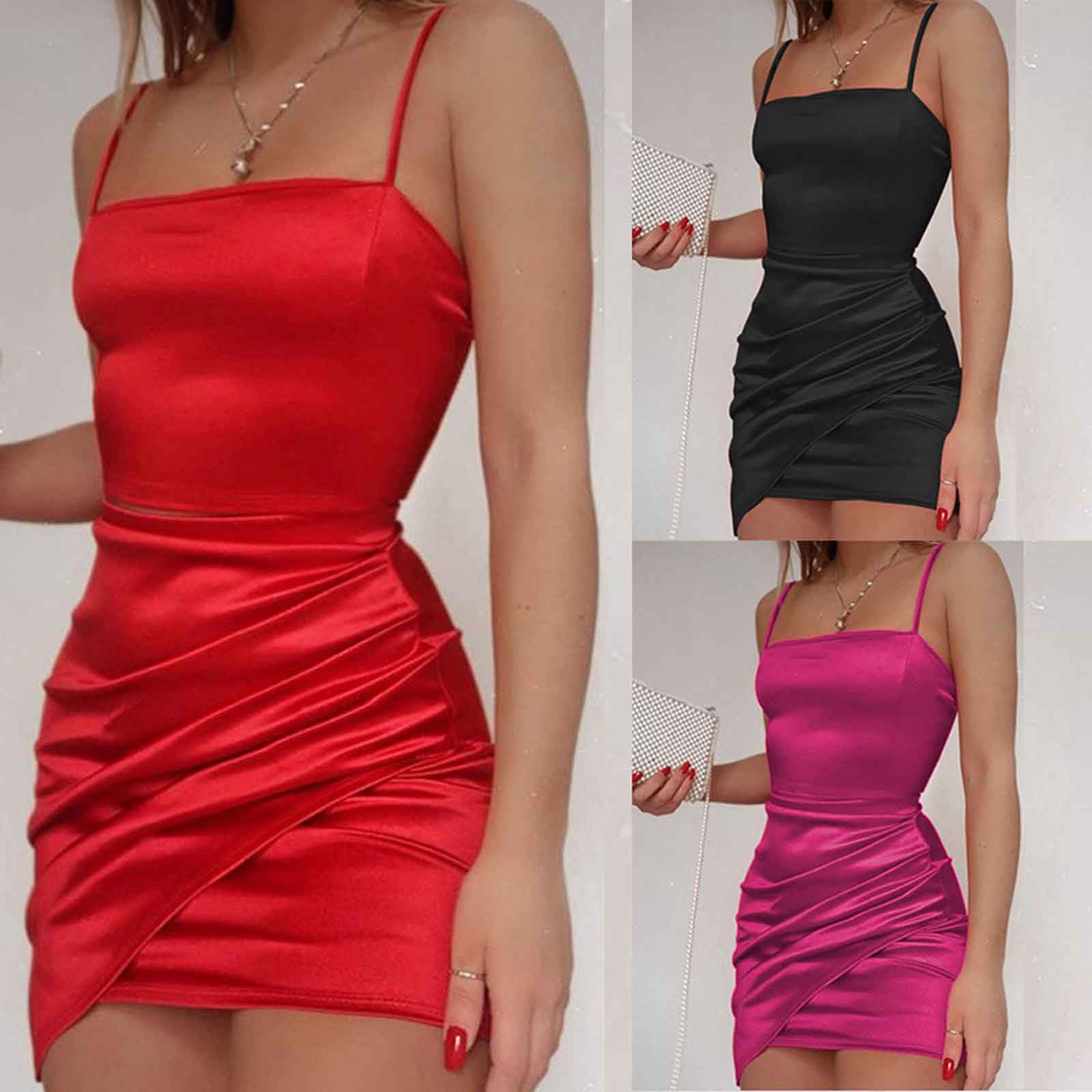 Luolandi Sheath Spaghetti Straps Pleated Birthday Party Dress Short Homecoming Dress Simple Summer Mini Dress