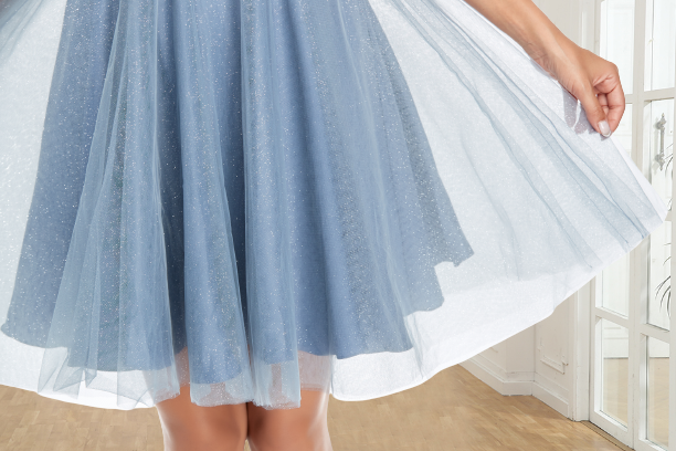 Luolandi Simple Tulle Straps Above Knee Short Homecoming Dresses Sexy