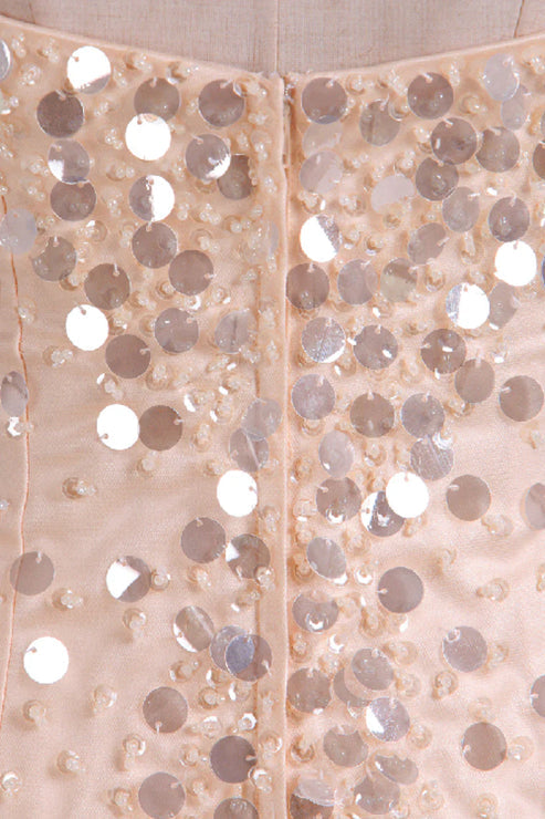 Luolandi Sweetheart Floor Length Party Dresses Mermaid Tulle With Beading Sparkly