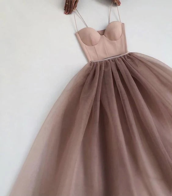 Luolandi Tulle Long Prom Dress A Line Formal Dress Sexy Party Dress Cocktail Dresses
