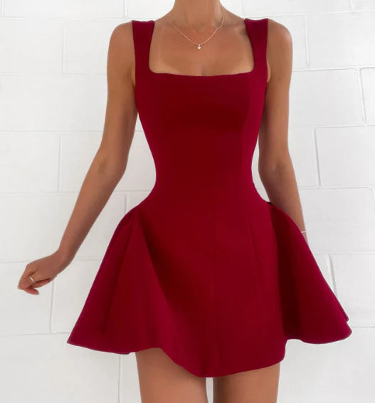 Luolandi Black A-Line Mini Homecoming Dress Birthday Party Dress Charming Formal Dress