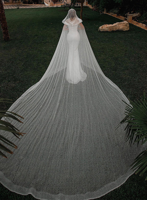 Luolandi Off-The-Shoulder Sleeveless Sequined Trumpet/Mermaid Wedding Dresses Floor Length Elegant