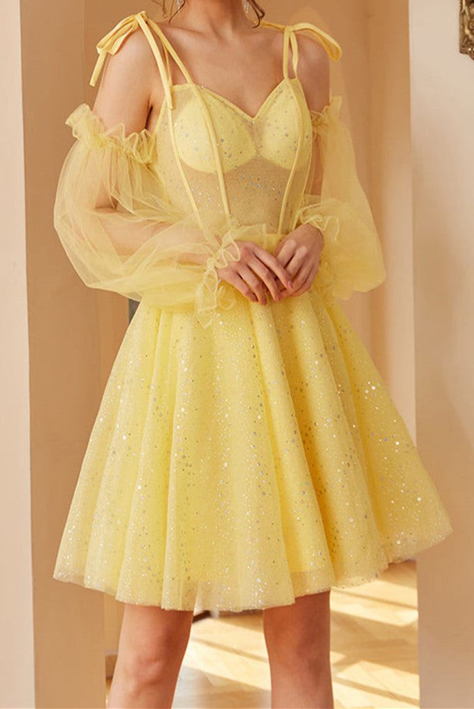 Luolandi Unique Off The Shoulder Tulle Sweetheart Homecoming Dresses Short Dance Dresses Beautiful