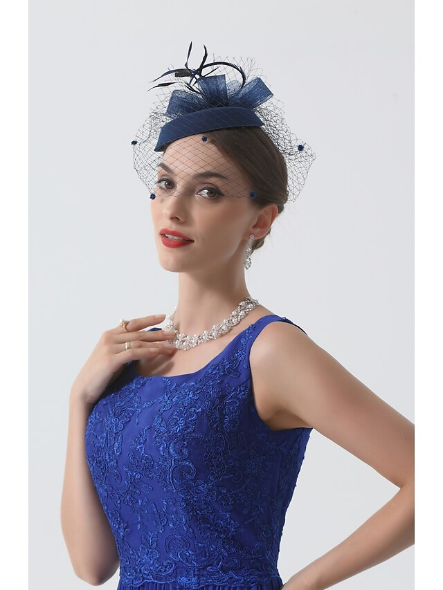 Luolandi Two Piece Mother of the Bride Dress Elegant & Luxurious Wrap Included Scoop Neck Tea Length Chiffon 3/4 Length Sleeve with Lace