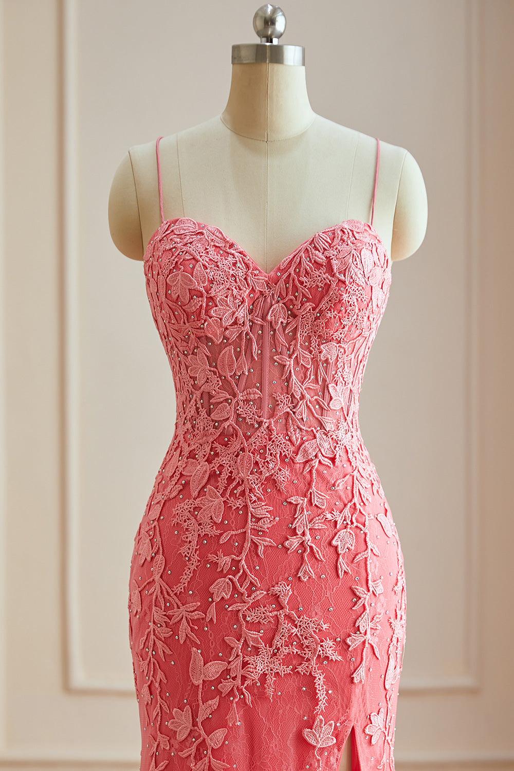 Luolandi Sexy Mermaid Prom Dresses Criss Cross Back Evening Dresses Hot Selling Long Formal Dress With Slit