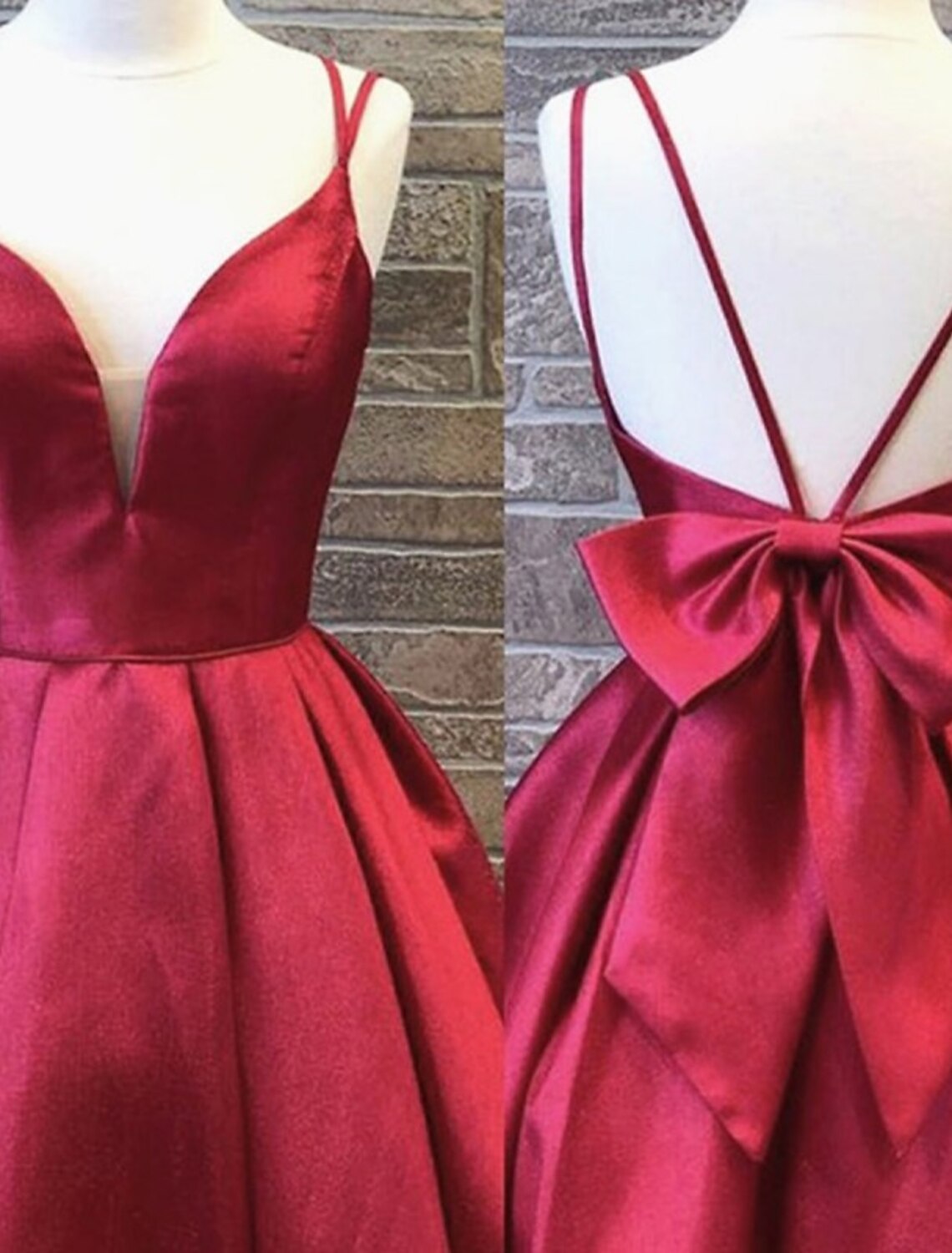 Luolandi A-Line Homecoming Dresses Backless Dress Holiday Short / Mini Sleeveless Spaghetti Strap Charmeuse