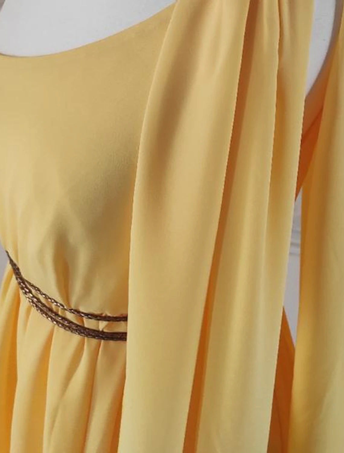 Luolandi A-Line Wedding Guest Dresses Elegant Dress Evening Party Court Train Sleeveless One Shoulder Chiffon