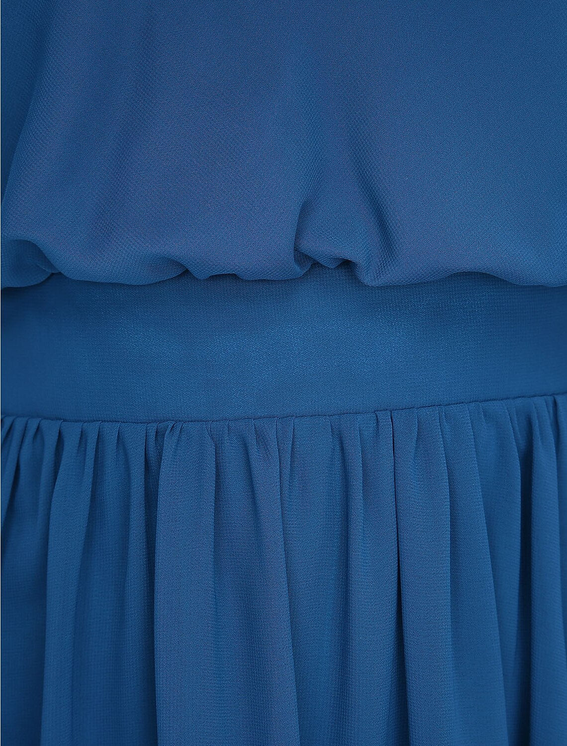 Luolandi Sheath / Column Bridesmaid Dress Jewel Neck Sleeveless Floor Length Chiffon with Sash