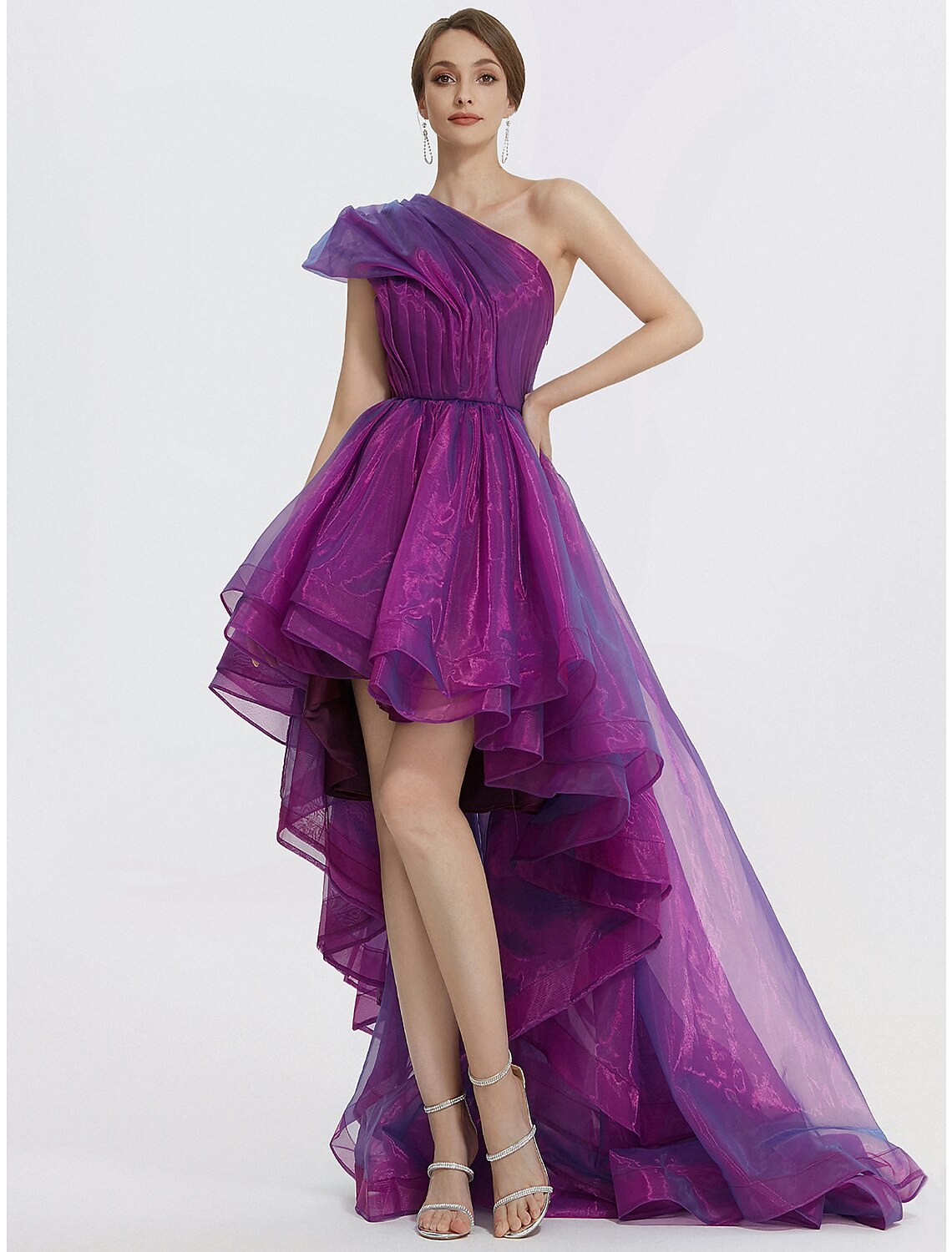 Luolandi Sheath / Column Evening Gown Elegant Dress Formal Black Dress Tea Length 3/4 Length Sleeve Square Neck Fabric