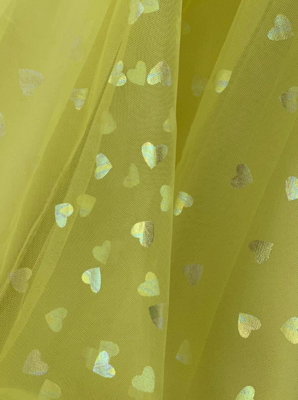 Luolandi Corset Glitter Hearts Above Knee Length Tulle Dress Long Sleeve Beautiful Homecoming Dress