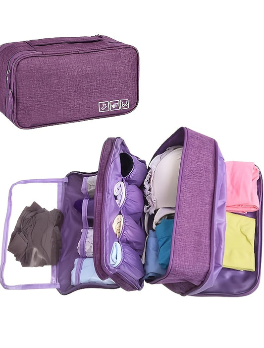 Underwear Travel Bag Daily Travel Storage Bag For Underwear Cosmetics Makeup Travel Organizer Bag Wardrobe Closet Clothe Pouch Socks Panties Bra Bags