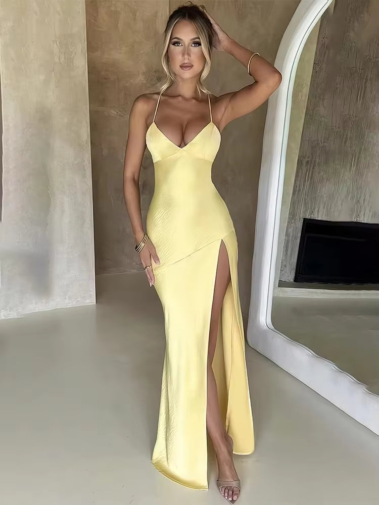 Luolandi Sexy Dress Women Bodycon Long Summer Dress Mermaid Elegant NightClub Party Dresses Formal Dress