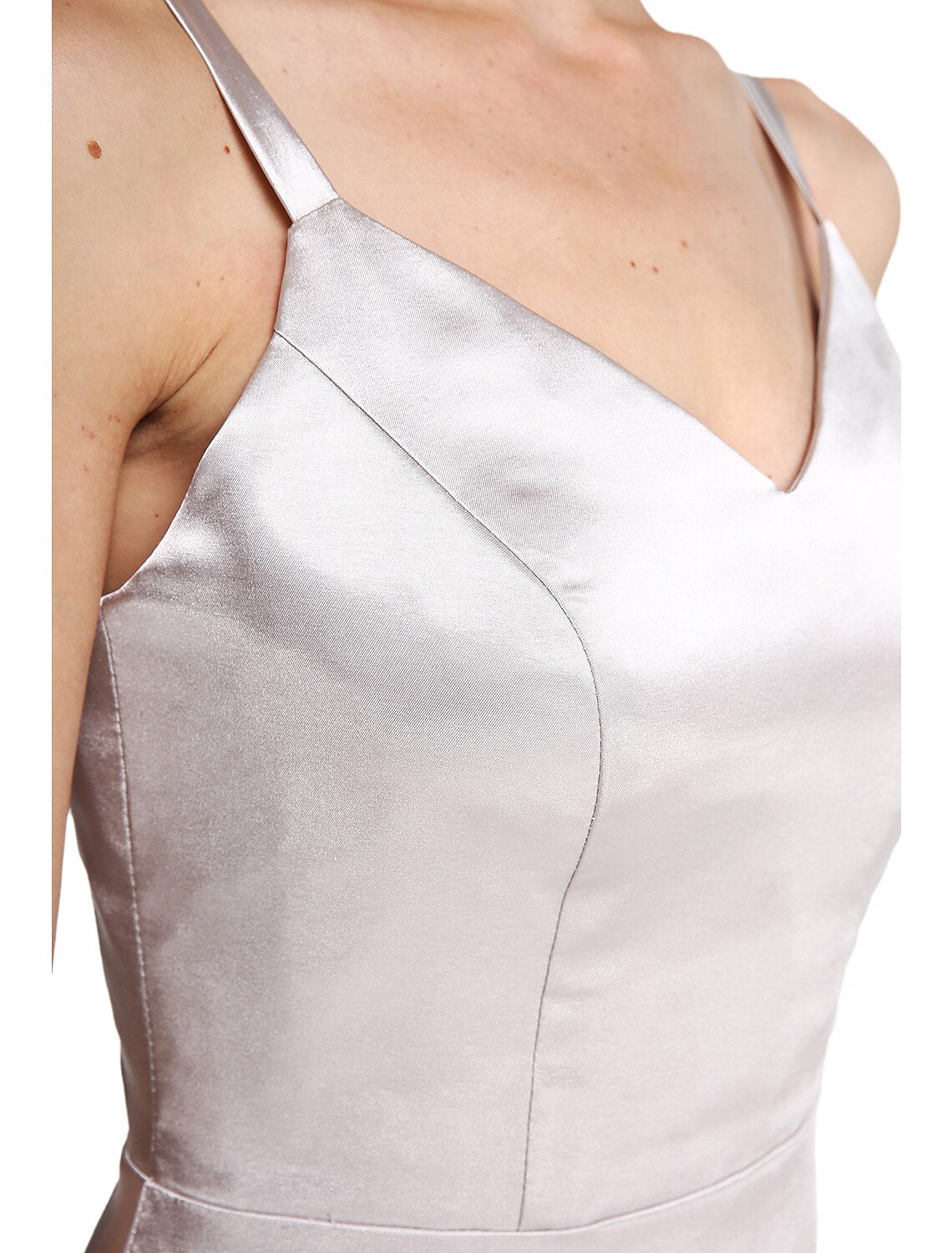 Luolandi Sheath / Column Mother of the Bride Dress Two Piece Spaghetti Strap Floor Length Satin Sleeveless yes