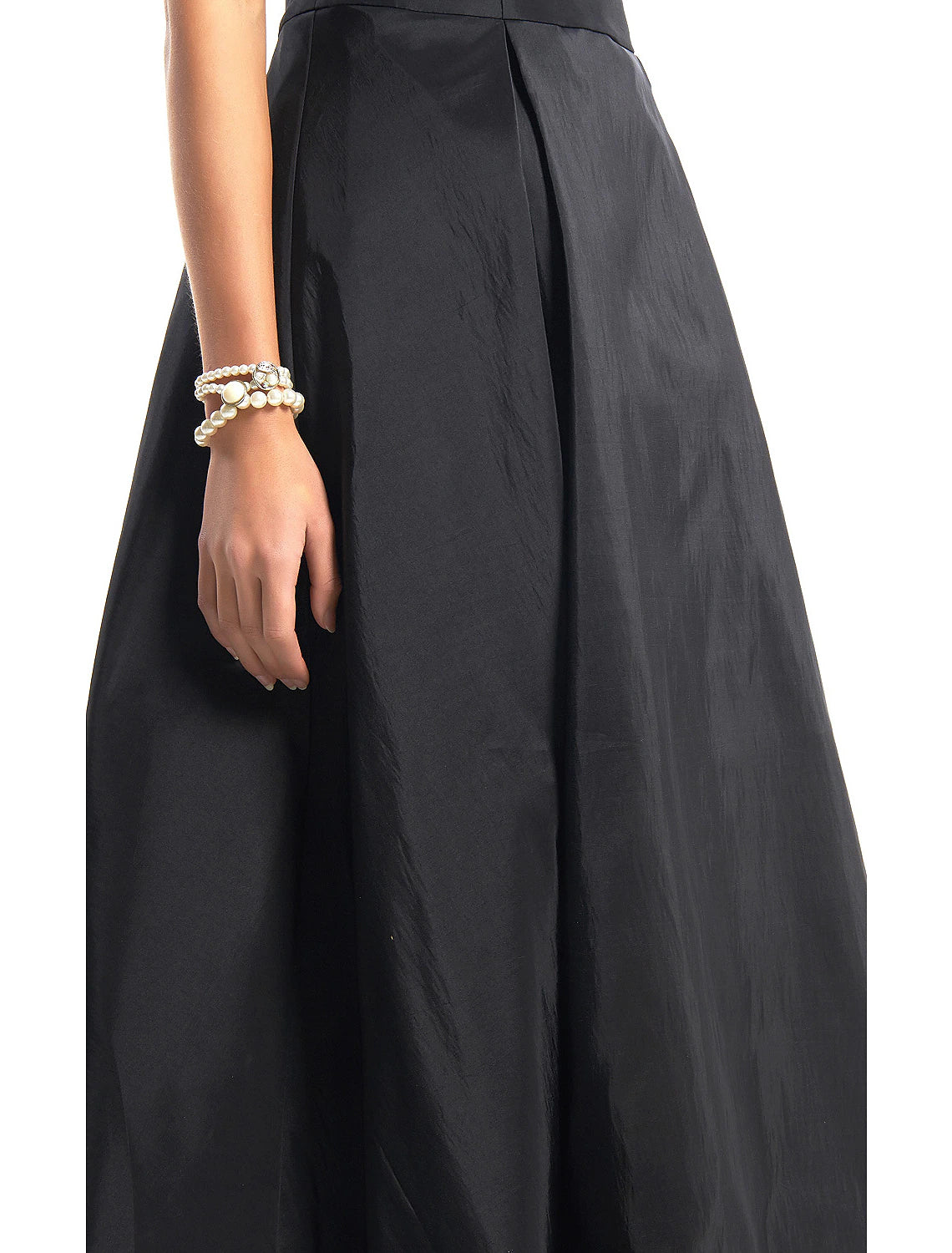 Luolandi A-Line Black Dress Vintage Homecoming Wedding Guest Tea Length Short Sleeve Boat Neck Taffeta