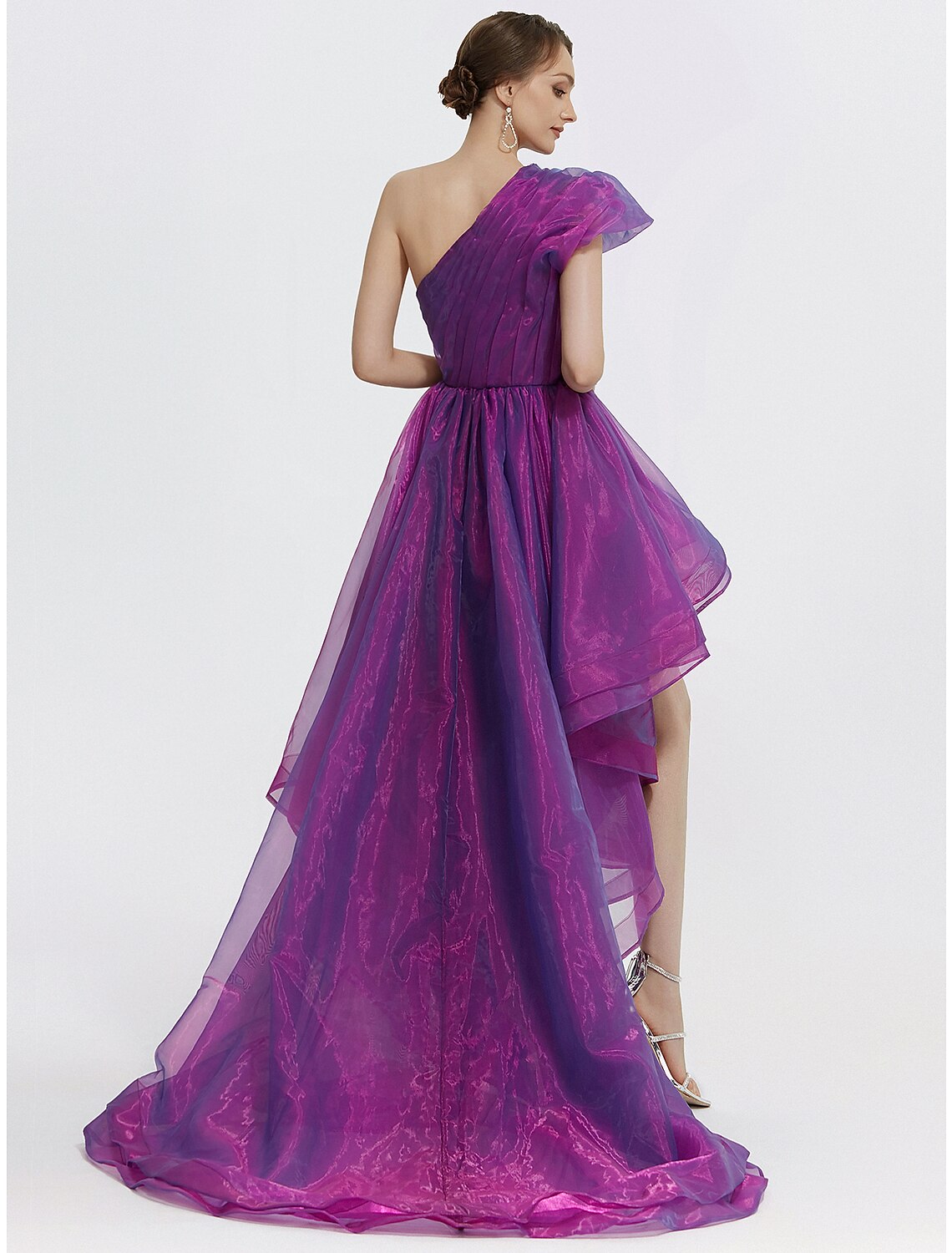 Luolandi Sheath / Column Evening Gown Elegant Dress Formal Black Dress Tea Length 3/4 Length Sleeve Square Neck Fabric