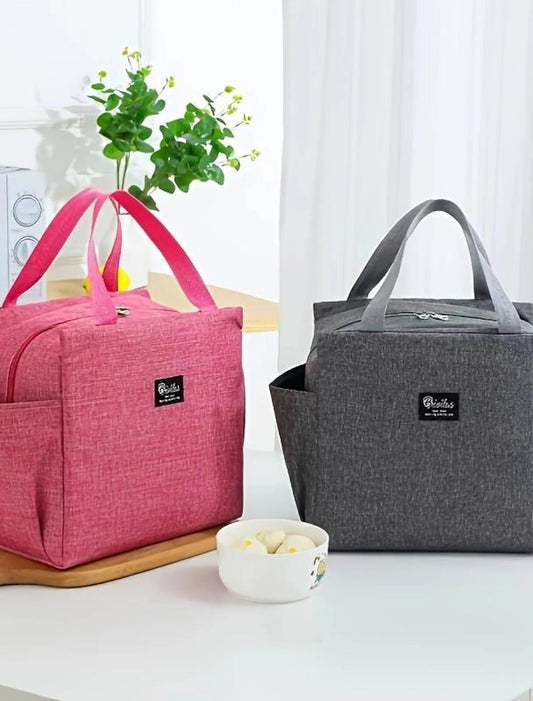 Large-capacity Portable One-shoulder Oxford Cloth Thickened Insulation Bag Student Lunch Bag Outdoor Picnic Bag