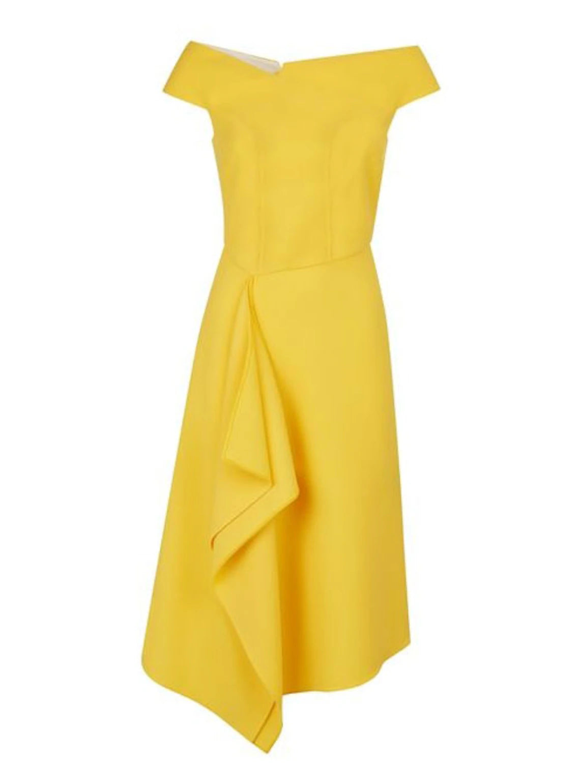 Luolandi Sheath / Column Elegant Holiday Cocktail Party Dress Boat Neck Short Sleeve Knee Length