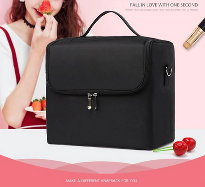 professional makeup box storage multi-layer large cosmetic bag portable nail tattoo embroidery beauty makeup multi-functional toolbox