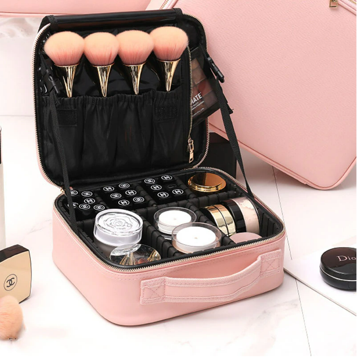 Makeup Bag Organizer Travel Makeup Bags Cosmetic Bag For Women Girls Large Capacity Toiletry Bag For Skincare Cosmetics Toiletries