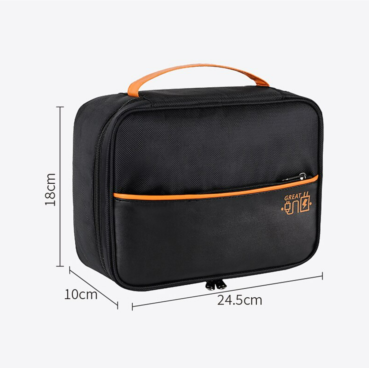 New Single-layer Digital Bag Travel Data Line Storage Bag Portable Storage Bag Power Bank Data Line Storage Bag