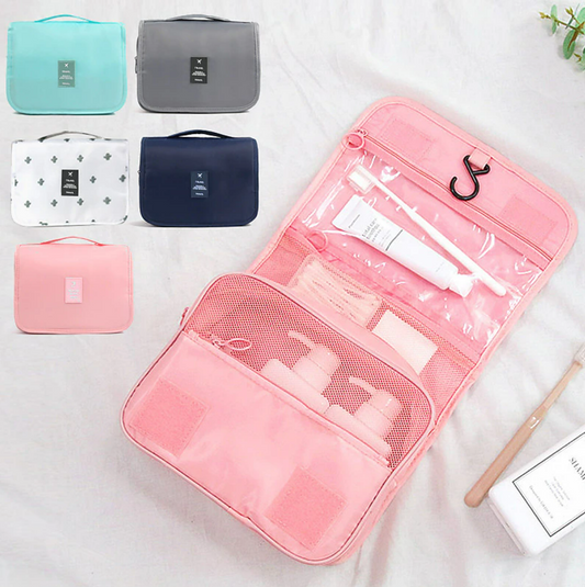 New Travel Storage Bag Wash Bag Can Be Hung with Waterproof Large-capacity Storage Bag Portable Travel Portable Makeup Bag Women